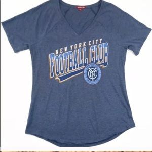 NYC Football Club Mitchell n Ness Graphic Tee SZ M